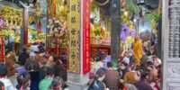 ĐOÀN PHẬT TỬ CHÙA TÂN HẢI HÀ NỘI DU XUÂN LỄ THÁNH TU HỌC TẠI ĐỀN TRẦN
